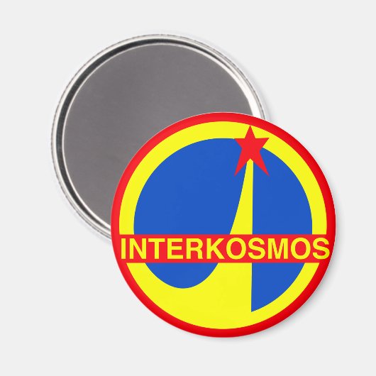Interkosmos Magnet (Vorderseite/Rückseite)