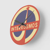 Interkosmos Runde Wanduhr (Winkel)