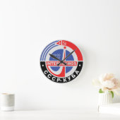 Interkosmos Runde Wanduhr (Zuhause)