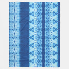 Interlace II Shibori-Fleece-Decke Fleecedecke