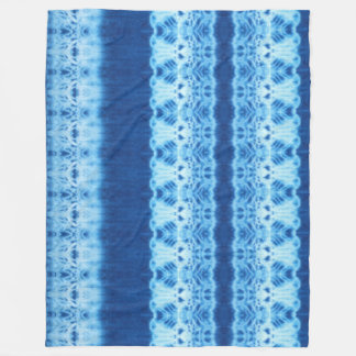 Interlace II Shibori-Fleece-Decke Fleecedecke