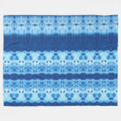 Interlace II Shibori-Fleece-Decke Fleecedecke (Vorderseite (Horizontal))