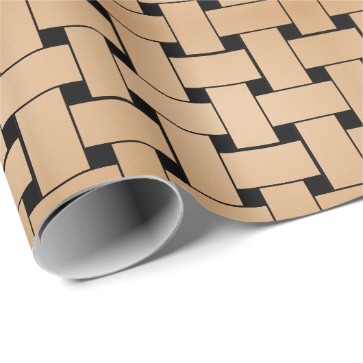 Interlace Muster Geschenkpapier (Rolleneckpunkt)