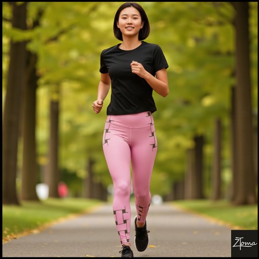 Interlace Pattern - Illusion Leggings