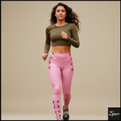 Interlace Pattern - Illusion Leggings