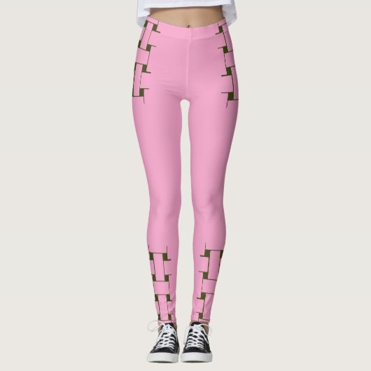 Interlace Pattern - Illusion Leggings (Vorderseite)