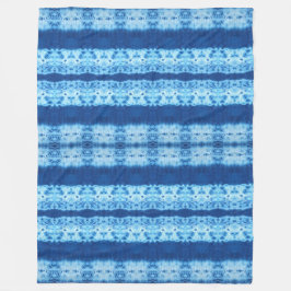 Interlace Shibori Fleece-Decke Fleecedecke