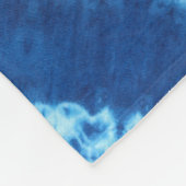 Interlace Shibori-Fleece-Decke Fleecedecke (Ecke)
