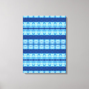 Interlace Shibori Leinwanddruck