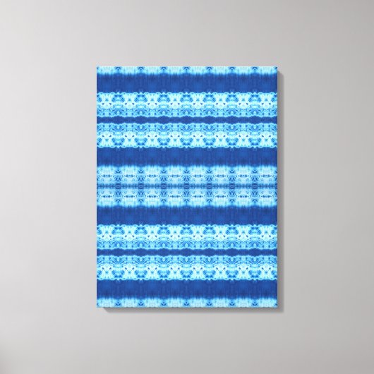 Interlace Shibori Leinwanddruck (Vorderseite)