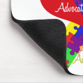 Interlaced Autism Ribbon Mousepad (Ecke)