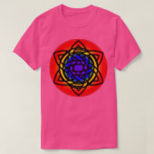 Interlaced Celtic Rainbow Star T-Shirt (Design vorne)