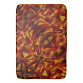 Interlacing der verbrannten orangefarbenen Krawatt Badematte (Vorderseite Vertikal)