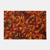 Interlacing der verbrannten orangefarbenen Krawatt Fußmatte (Vorderseite)