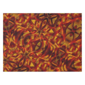 Interlacing der verbrannten orangefarbenen Krawatt Tischdecke (Vorderseite (Horizontal))
