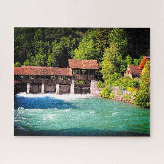 Interlaken in der Schweiz Puzzle (Horizontal)