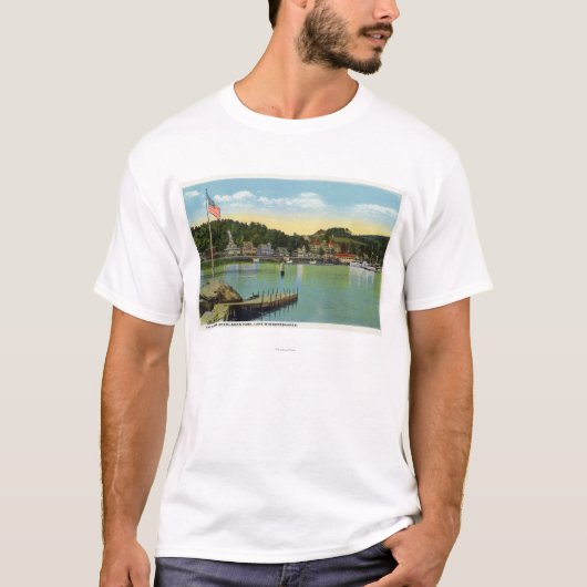 Interlaken-Park-Ansicht der Wehre T-Shirt (Vorderseite)