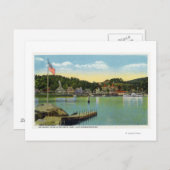 Interlaken Park View of the Weirs Postkarte (Vorne/Hinten)