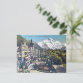 Interlaken Postkarte Vintag Schweiz Postkarte (Stehend Vorderseite)