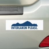 Interlaken Schweiz Bitte Autoaufkleber (Auf Auto)