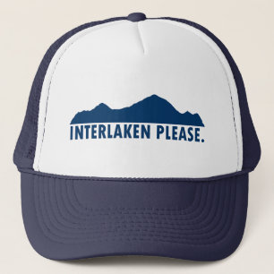 Interlaken Schweiz Bitte Truckerkappe