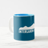 Interlaken Schweiz Bitte Zweifarbige Tasse (Vorderseite Links)