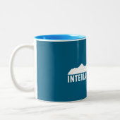 Interlaken Schweiz Bitte Zweifarbige Tasse (Links)