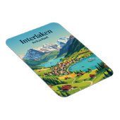 Interlaken Schweiz Magnet (Rechte Seite)