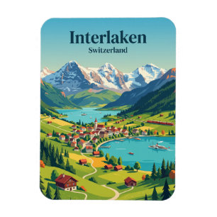 Interlaken Schweiz Magnet