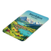 Interlaken Schweiz Magnet (Linke Seite)