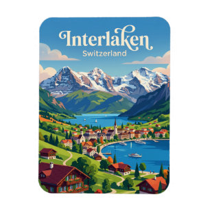 Interlaken Schweiz Magnet