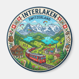 Interlaken Schweiz Magnet