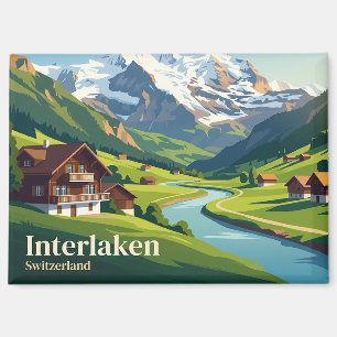Interlaken Schweiz Magnet