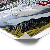 Interlaken - Schweiz - Mosaik - Poster (Ecke)