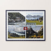 Interlaken - Schweiz - Mosaik - Puzzle (Horizontal)