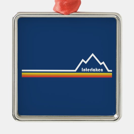 Interlaken, Schweiz Ornament Aus Metall (Vorne)