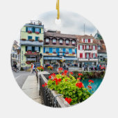 Interlaken Schweiz Panorama Ornament (Hinten)