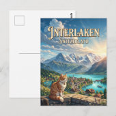 Interlaken Schweiz Postkarte (Vorne/Hinten)