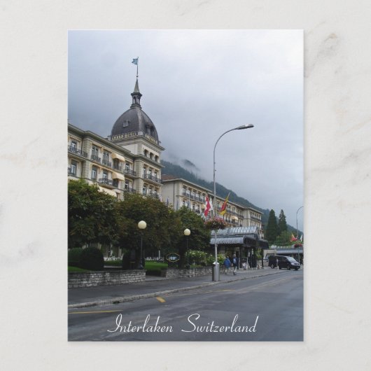 Interlaken Schweiz Postkarte (Vorderseite)