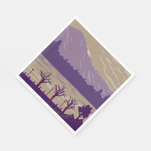 Interlaken Schweiz Serviette (Ecke)