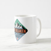 Interlaken Switzerland Mountain Mug Kaffeetasse (VorderseiteRechts)