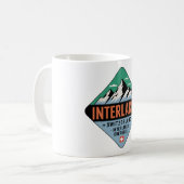 Interlaken Switzerland Mountain Mug Kaffeetasse (Vorderseite Links)