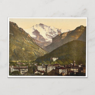 Interlaken und die Jungfrau, Berner Oberland, Sw Postkarte