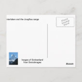 Interlaken und Jungfrau Postkarte (Rückseite)