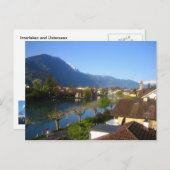 Interlaken und Unterseen Postkarte (Vorne/Hinten)