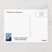 Interlaken und Unterseen Postkarte (Rückseite)
