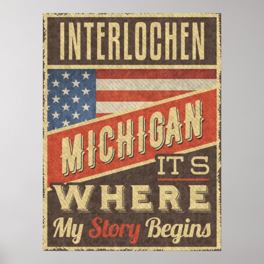 Interlochen Michigan Poster (Vorne)
