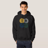 Interlocking Crypto Circles Trader Kapuzenpullover Hoodie (Vorne ganz)