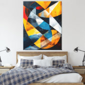 Interlocking Horizons of Light Leinwanddruck (Insitu (Schlafzimmer))