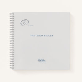 Interlocking Rings- Minimalist Union Notizblock